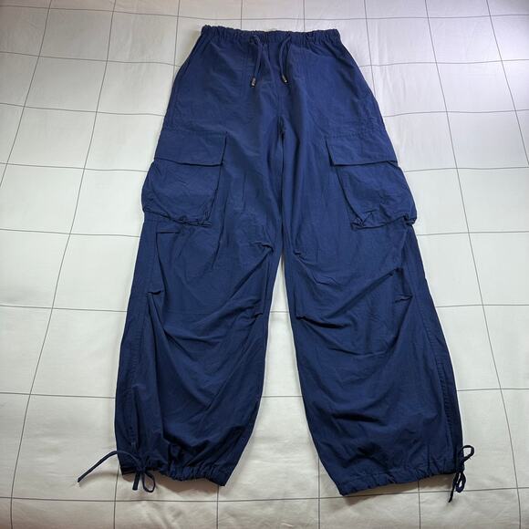 Baum Und Pferdgarten Pants Womens 34 Blue Nasra Trouser Cargo Baggy Ocean Cavern - Picture 2 of 13